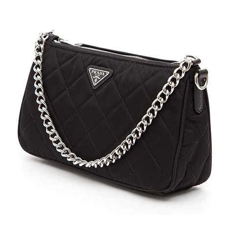 prada quilted chain bag|prada chain bag price.